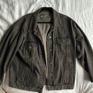 Target wild fable - washed black denim jacket oversized